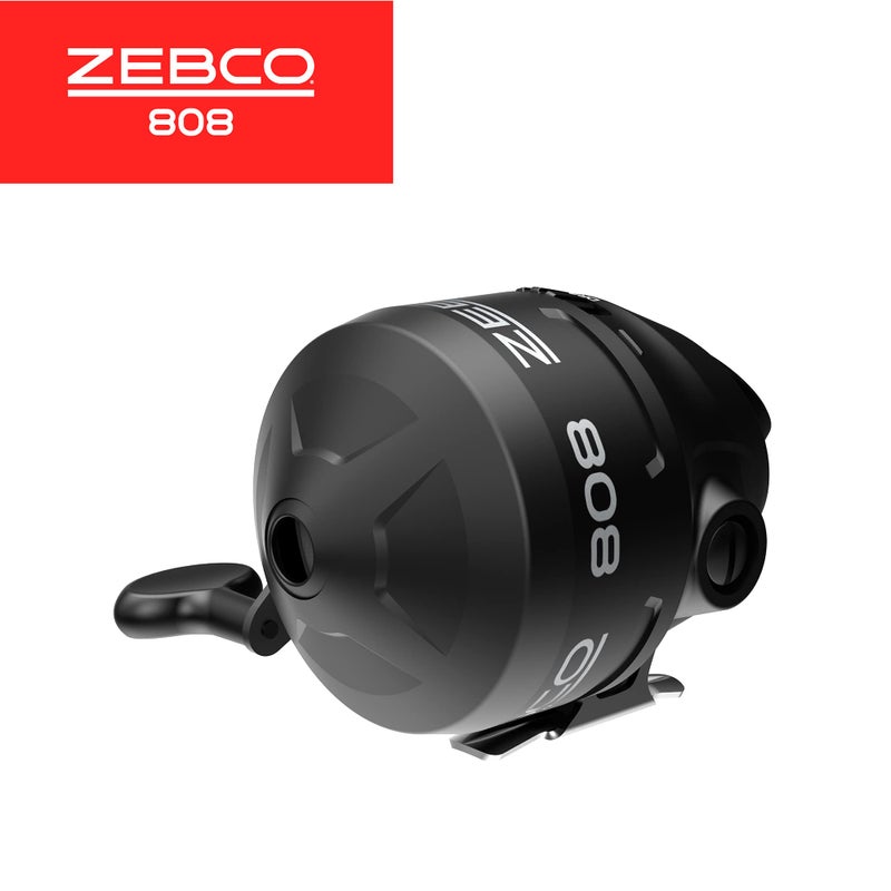 Zebco 808 Spincast Fishing Reel, Size 80 Reel, Changeable Right- or Left-Hand Retrieve, Pre-Spooled with 20-Pound Zebco Fishing Line, Dial-Adjustable Magnum Drag, Black - Image 4